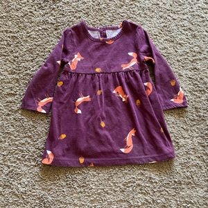Girls Purple Fox Tunic